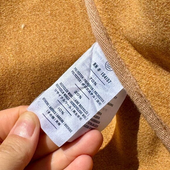 NWT United by Blue Recycled Trucker Jacket in Hazelnut, size M - Picture 7 of 10